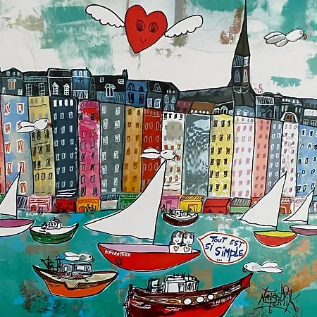 Homestay D'hotes Du Carre Des Arts Honfleur