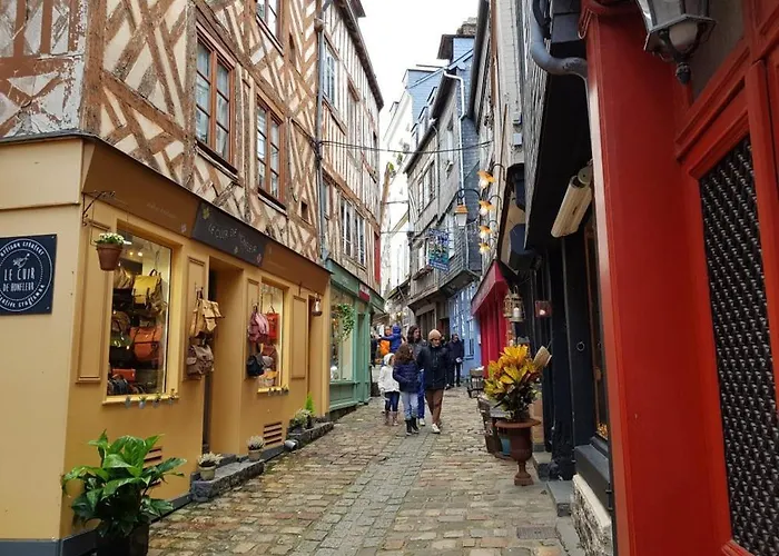 D'hotes Du Carre Des Arts Homestay szállás Honfleur